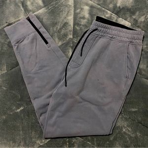 abercrombie & fitch blue/gray joggers